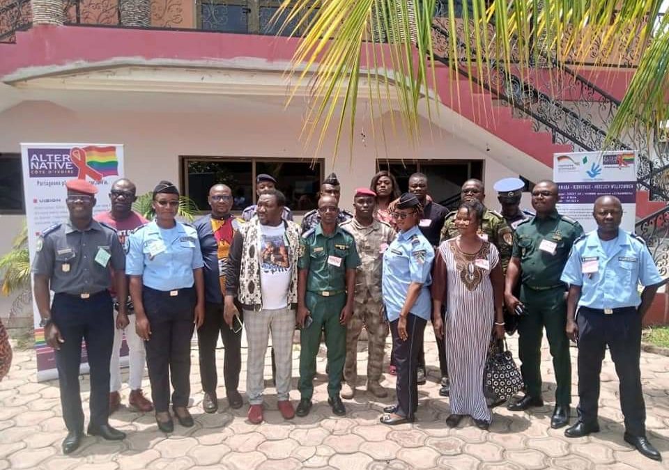 Atelier LILO // Deuxième session: les militaires, gendarmes, policiers et la garde républicaine formés sur la thématique LGBTQI et les populations clés